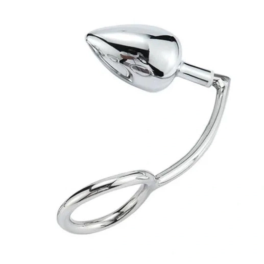 Ring Cock Stainless Anal with DiscreetChoice Set Hook Steel 4663 0803